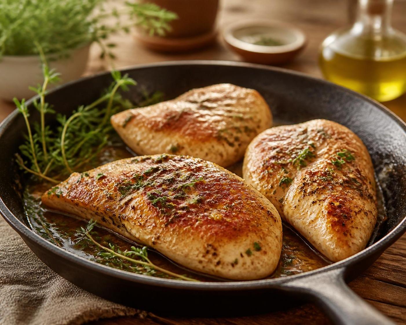 découvrez l'astuce simple et efficace pour cuire votre filet de poulet à la poêle, garantissant une viande tendre et savoureuse à chaque fois.