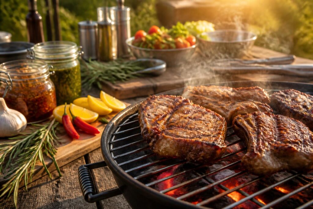 découvrez nos astuces pour réussir vos grillades de porc marinées et obtenir des saveurs intenses au barbecue. conseils de marinade, cuisson et épices pour un repas savoureux.