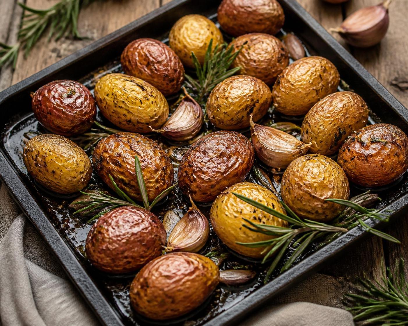 découvrez l'astuce infaillible pour réussir des pommes de terre grenaille au four avec une peau croustillante et dorée, parfaite pour accompagner tous vos plats.