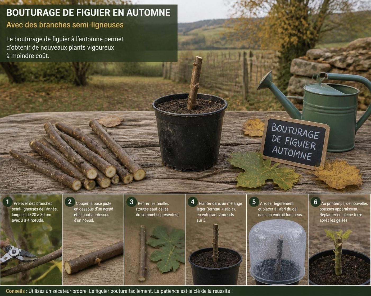 découvrez nos astuces simples et efficaces pour réussir la bouture de figuier et obtenir de beaux plants maison.
