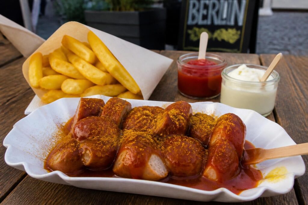 découvrez notre recette de currywurst et savourez l'authentique street-food allemande, un plat riche en saveurs et facile à préparer chez vous.