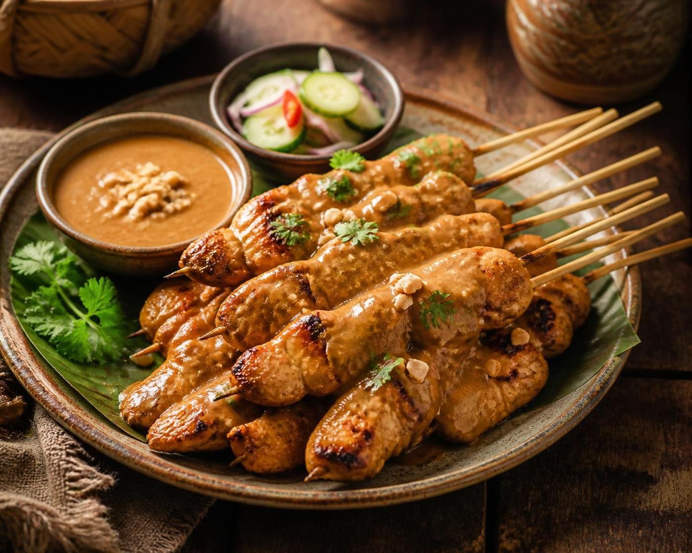 découvrez la recette authentique du saté poulet indonésien, un plat savoureux et exotique qui ravira les amateurs de cuisine épicée et parfumée.