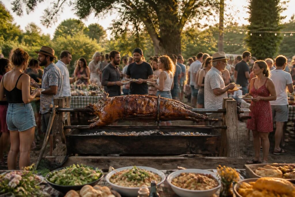 découvrez les principaux facteurs qui influencent le prix d'un cochon à la broche pour réussir votre fête : choix de la viande, taille, accompagnements et services.