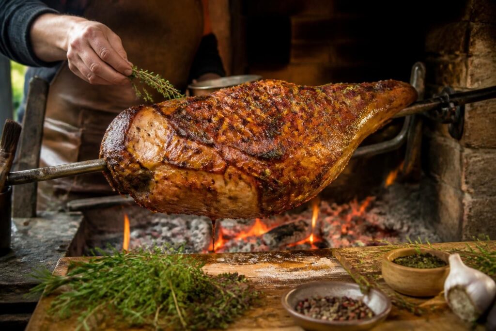 découvrez nos astuces pour réussir la cuisson du jambon à la broche, et obtenir une viande tendre et savoureuse à chaque fois.
