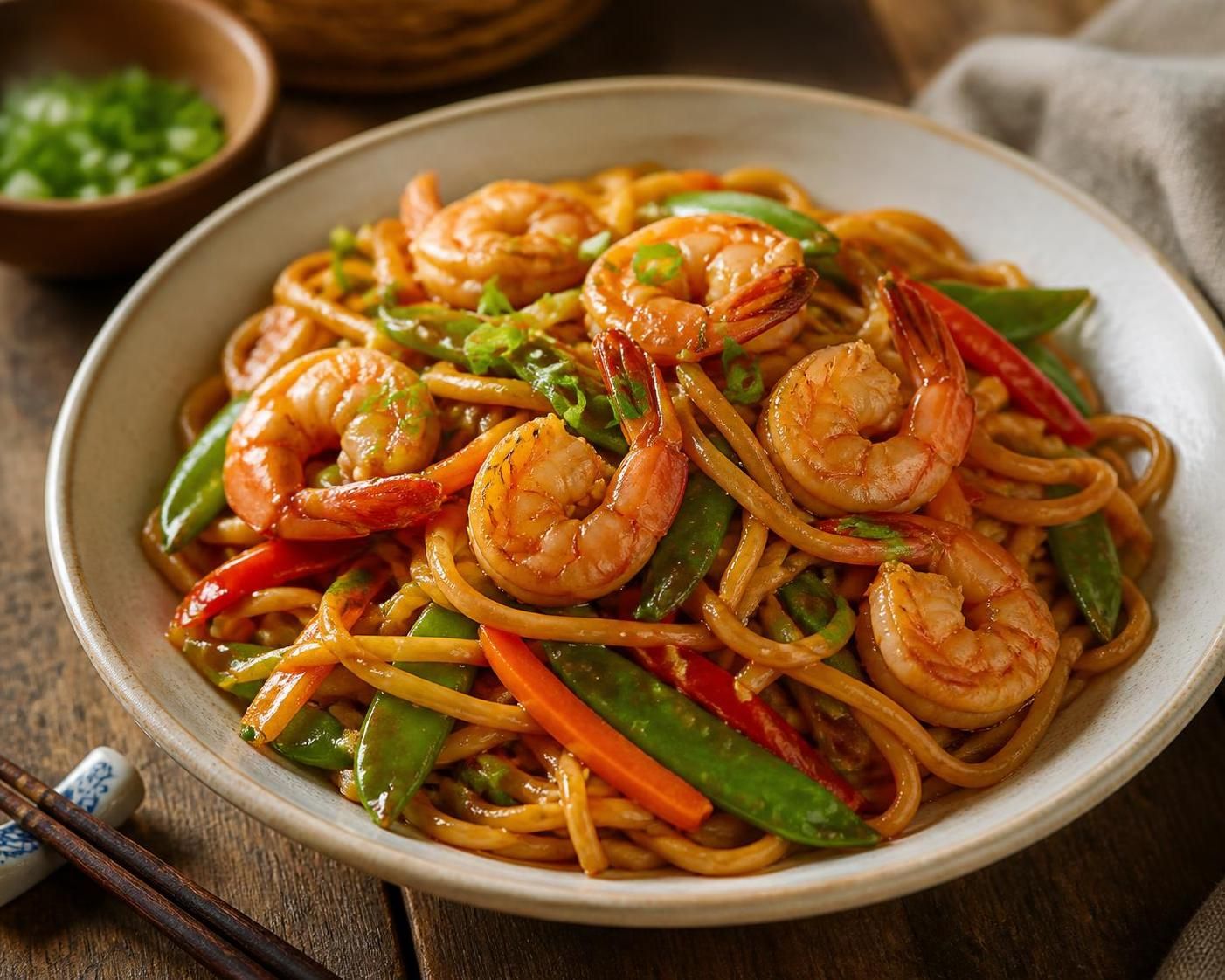 découvrez la recette facile et rapide des nouilles chinoises aux crevettes, avec tous les secrets pour un plat savoureux et plein de saveurs exotiques.