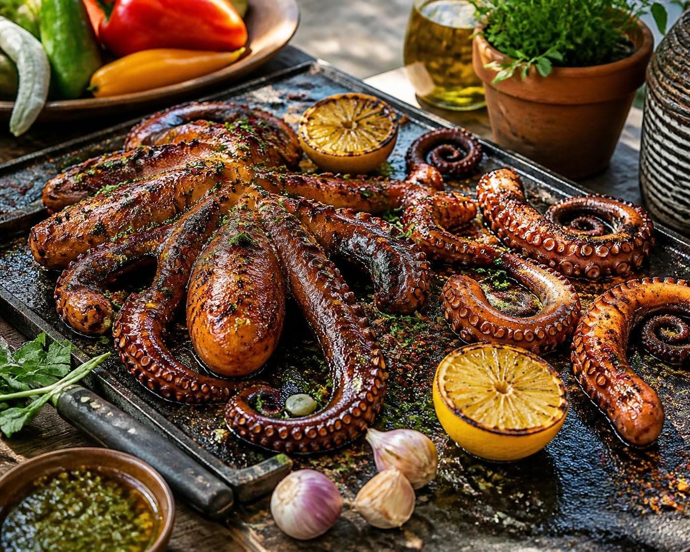 découvrez notre recette de poulpe à la plancha avec des astuces pour une cuisson tendre et savoureuse. apprenez à préparer ce plat délicat et délicieux en toute simplicité.
