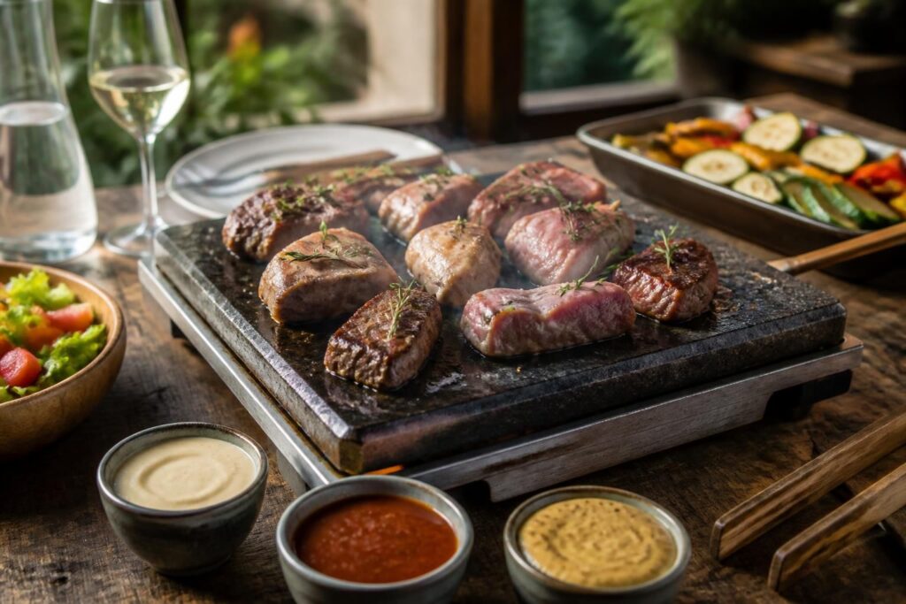 découvrez nos astuces pour réussir la cuisson de votre pierrade de viande et savourer une recette délicieuse et conviviale.