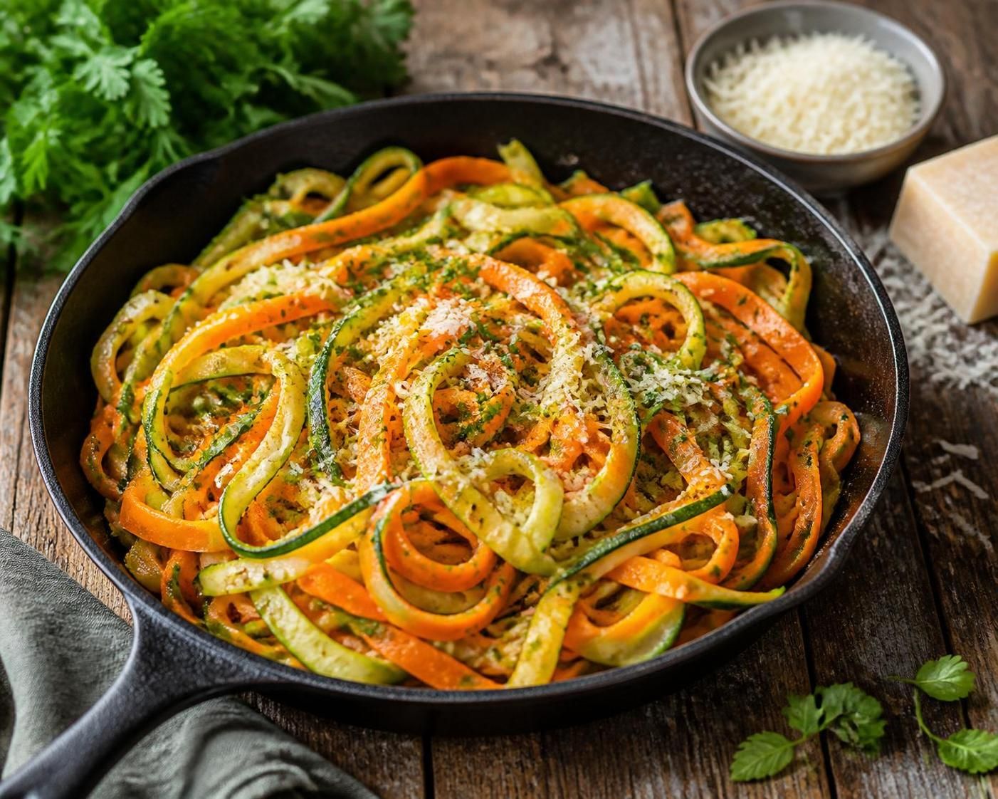 découvrez comment préparer des tagliatelles de courgettes à la poêle, une recette simple et rapide pour un plat léger, sain et plein de saveurs.