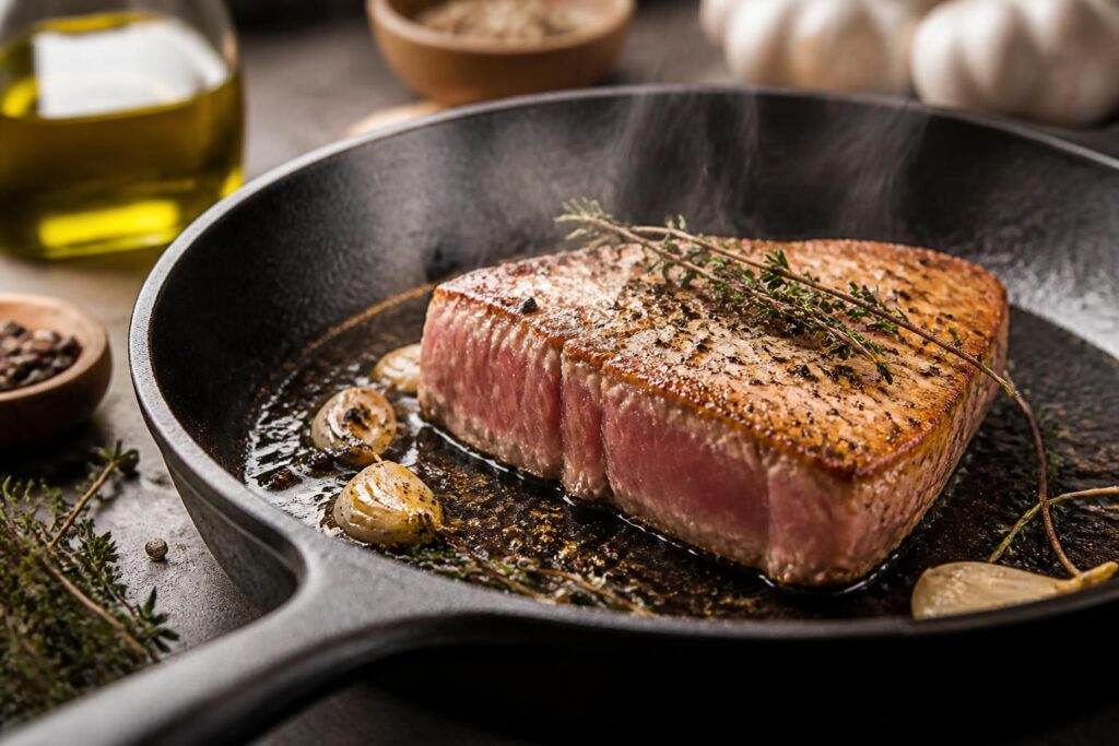 découvrez nos astuces pour cuire le thon à la poêle rapidement et savoureusement. apprenez les techniques simples pour un poisson tendre et plein de saveurs.