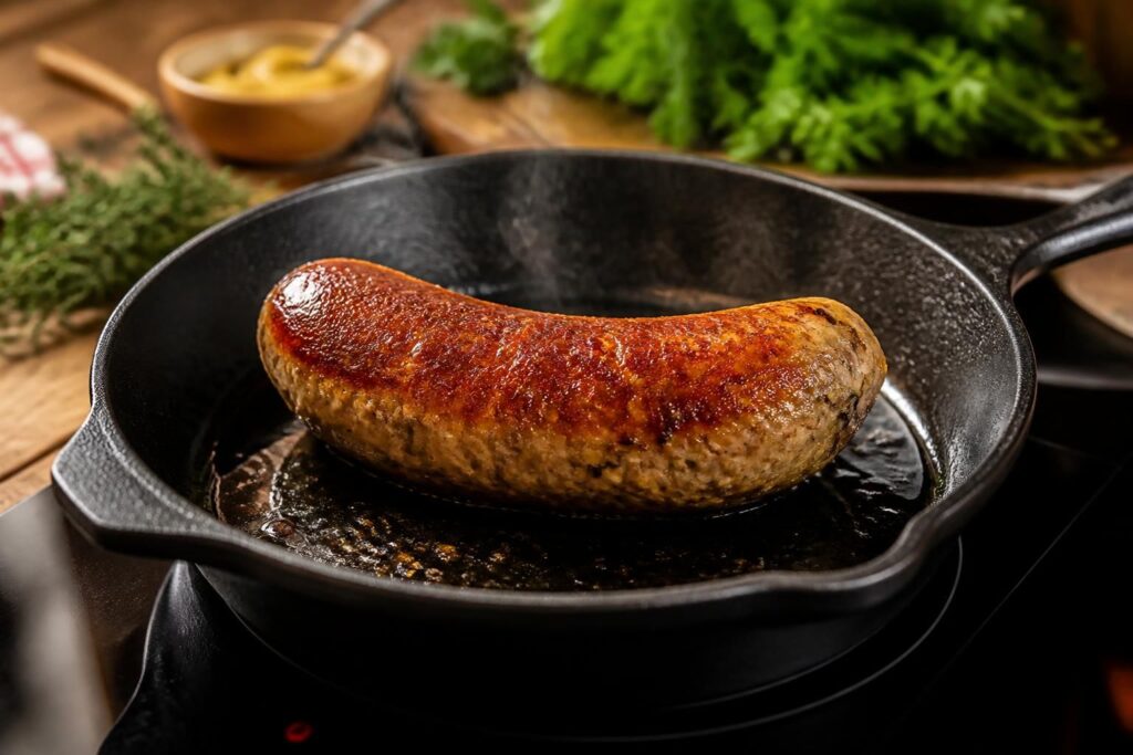 découvrez nos astuces pour réussir la cuisson de votre andouillette à la poêle, pour une texture croustillante et des saveurs authentiques.