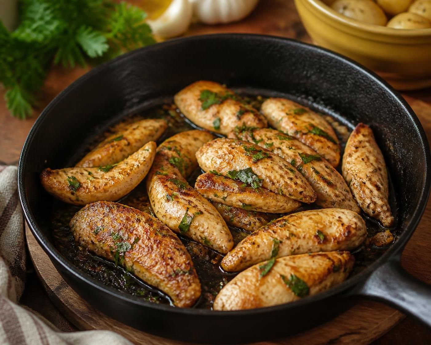 découvrez comment préparer des aiguillettes de poulet à la poêle pour une cuisson rapide et savoureuse, idéale pour un repas simple et gourmand.