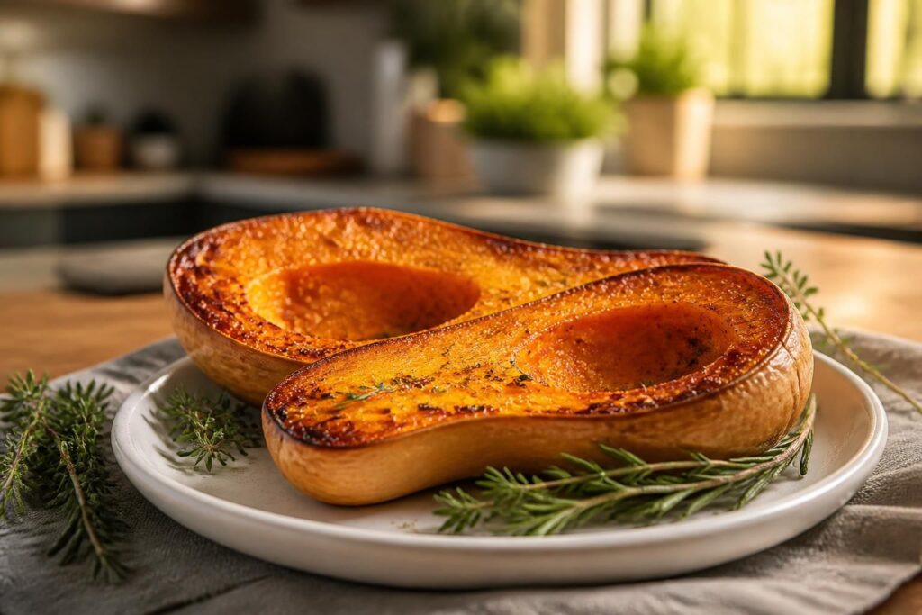 découvrez l'astuce simple pour préparer une butternut au four avec une chair fondante et savoureuse, parfaite pour vos repas d'automne.