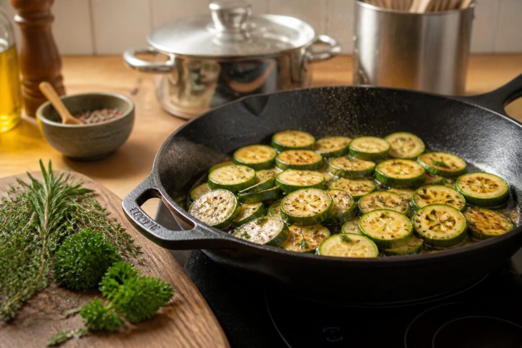 découvrez nos astuces pour cuire la courgette à la poêle rapidement tout en conservant saveur et texture. des conseils simples pour un plat délicieux et léger.