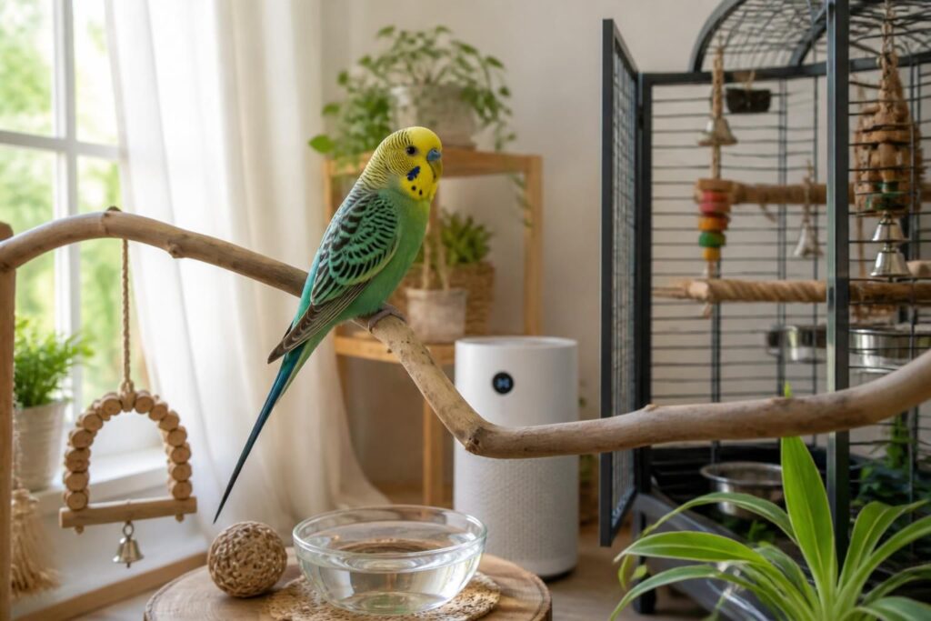découvrez comment aménager un environnement intérieur sain et adapté pour votre perruche, garantissant son bien-être et son épanouissement au quotidien.