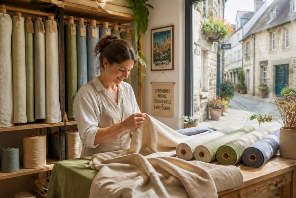 découvrez self tissus à quimper, votre destination pour des étoffes éco-responsables de qualité. trouvez près de chez vous des tissus durables et respectueux de l'environnement pour tous vos projets créatifs.