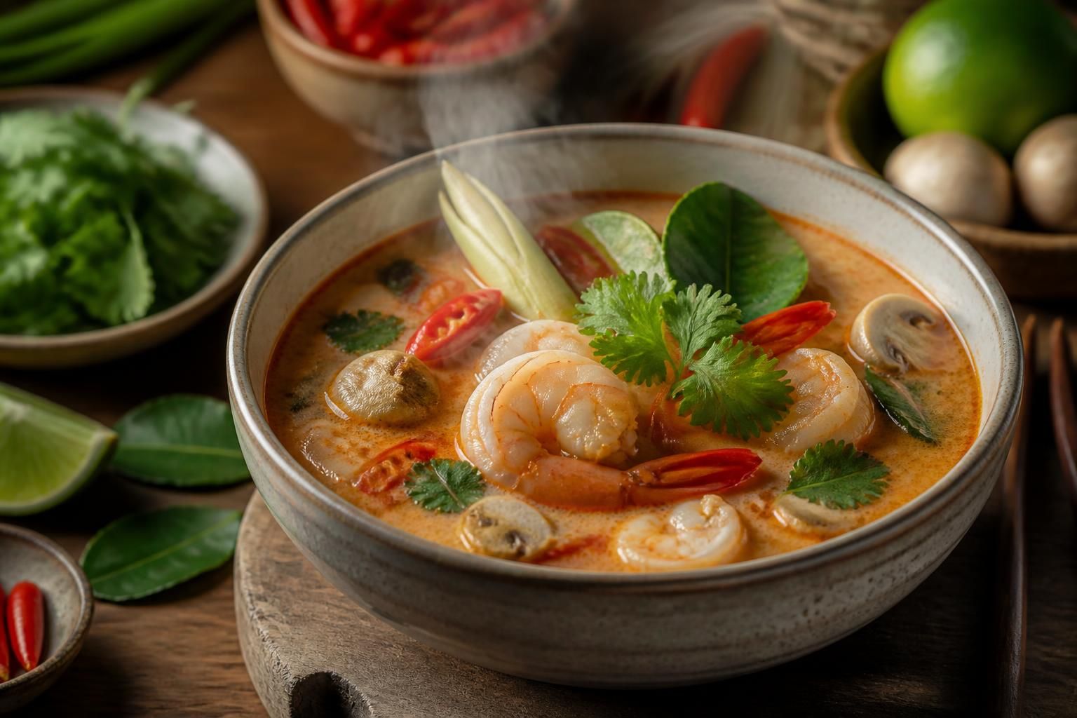 découvrez comment préparer facilement la tom yum soupe chez vous, une délicieuse explosion de saveurs épicées et aromatiques qui réchauffera vos papilles.