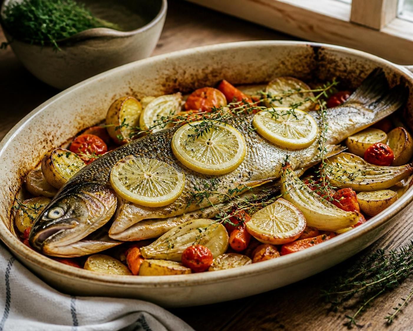 découvrez nos astuces pour préparer une truite au four à la fois savoureuse et écologique, en privilégiant des méthodes de cuisson respectueuses de l'environnement.