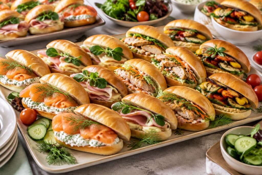 découvrez comment garnir des navettes avec des ingrédients variés et colorés pour composer un buffet gourmand, convivial et facile à préparer.