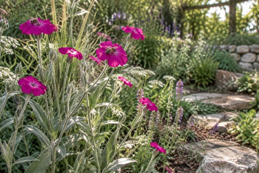 découvrez la coquelourde, une plante sauvage facile à cultiver qui attire les pollinisateurs et embellit les jardins écoresponsables.