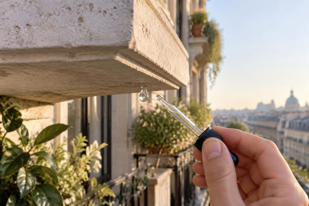 découvrez pourquoi une goutte d’eau placée sous le nez de votre balcon peut être utile et comment cette astuce fonctionne.