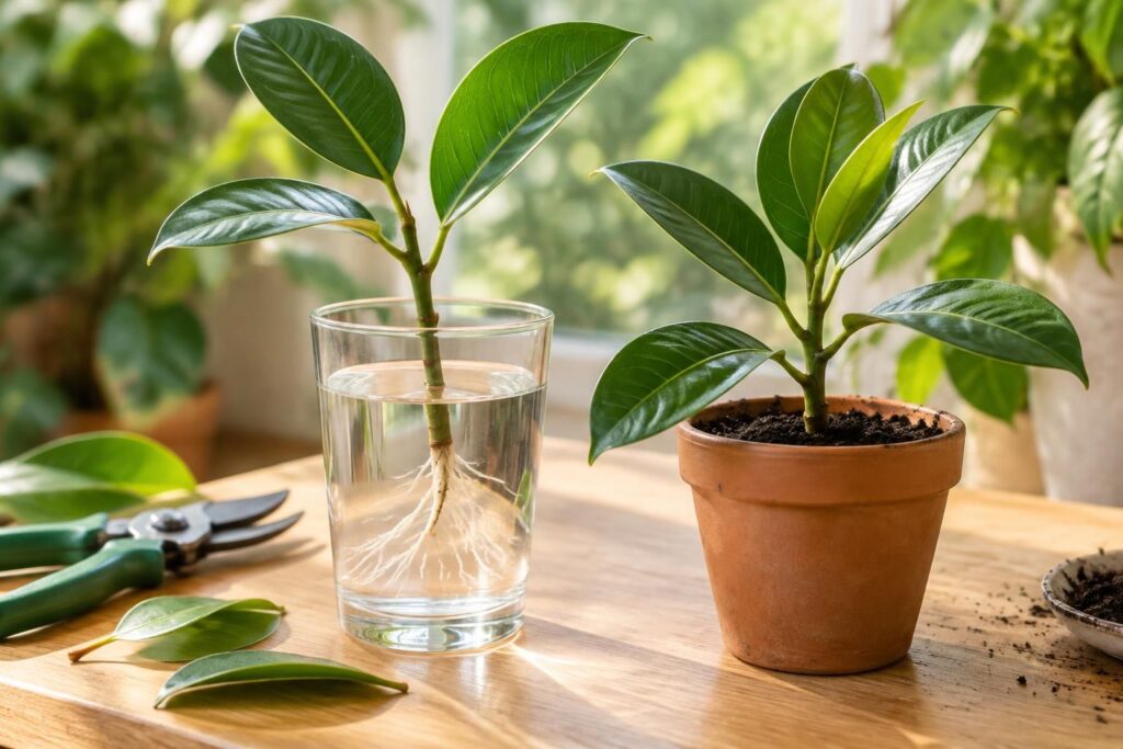 découvrez comment réussir la bouture d’un ficus dans l’eau ou en terre grâce à nos conseils simples pour favoriser l’enracinement et obtenir une nouvelle plante.